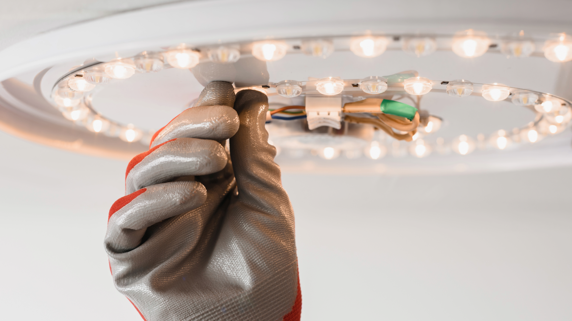 Security lighting installation